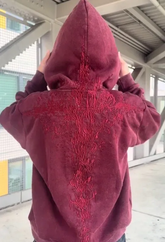 Harf A Million Embroidered Hoodie