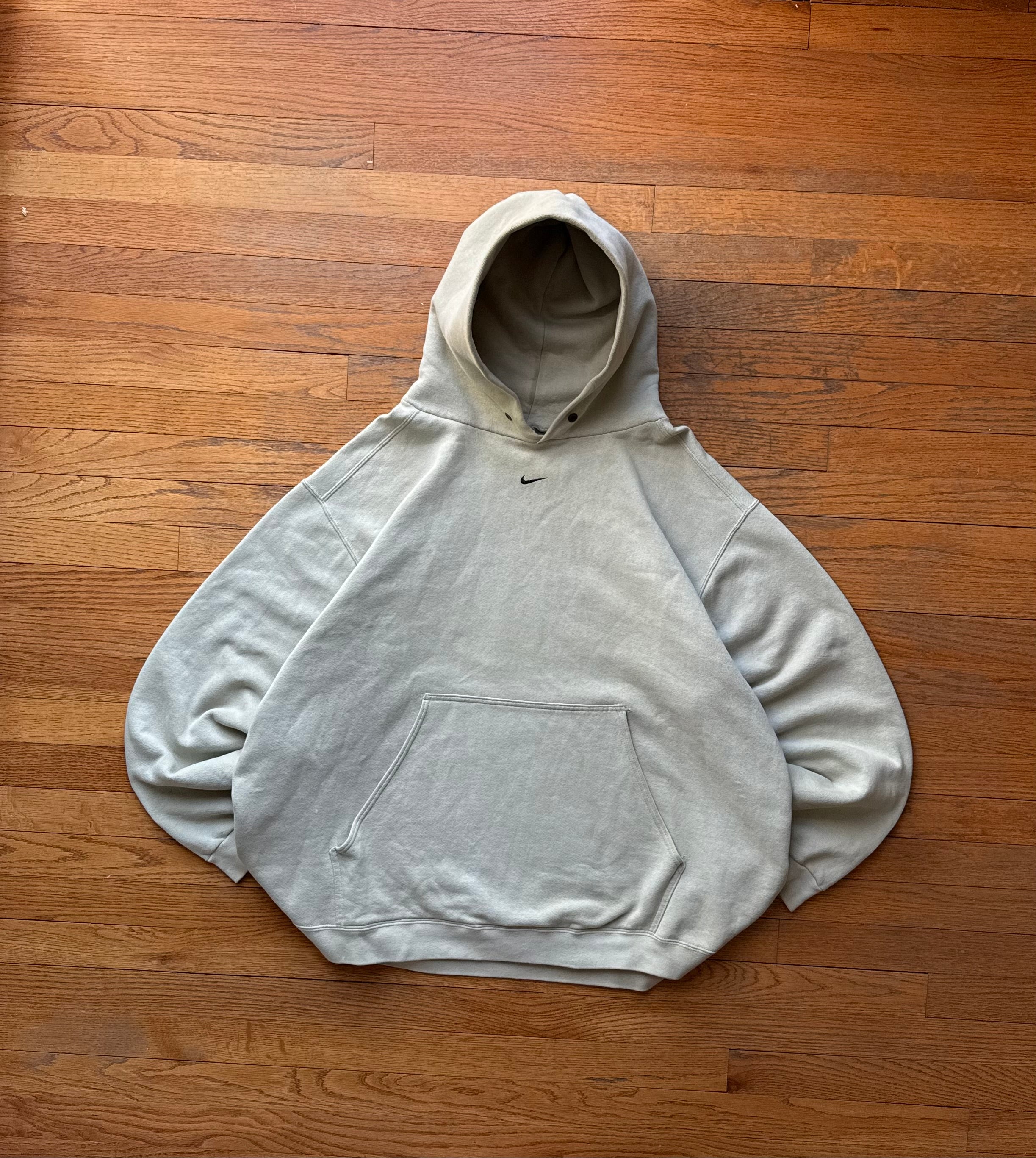 90鈥檚  Pistachio Center Swoosh Hoodie - 2XL
