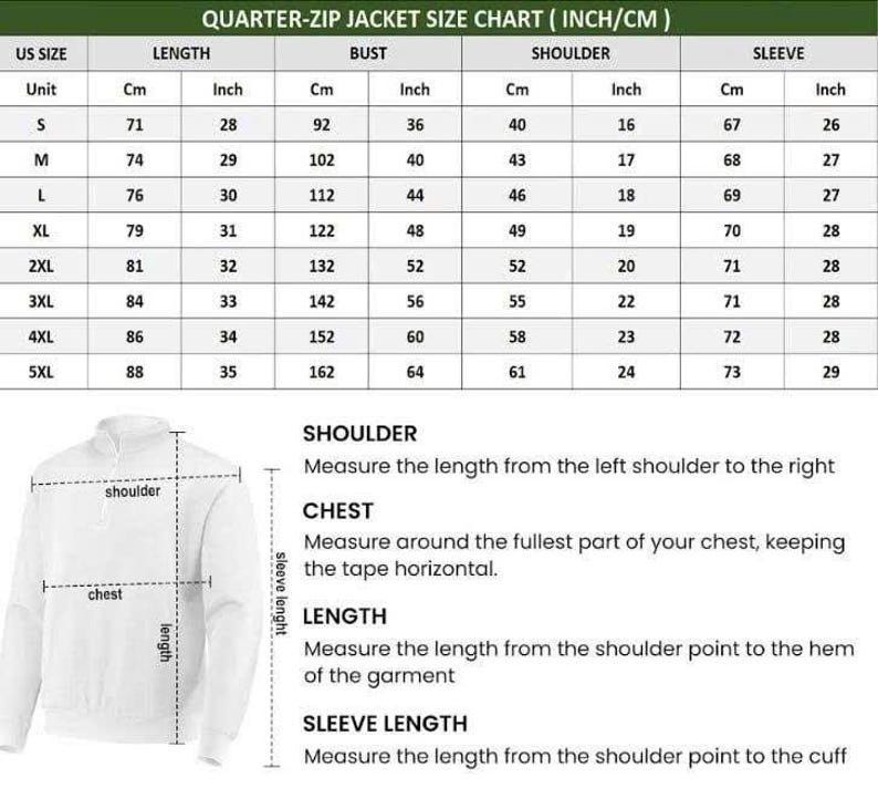  Shamrock Quarter Zip Sweatshirt, St. Patrick's Day Clover Shirt