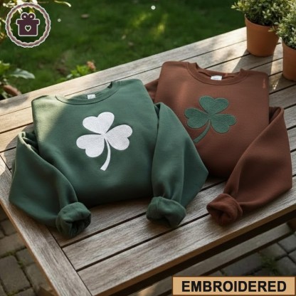  Patrick's Day Sweatshirt, Irish Shamrock Sweatshirt, Saint Patricks Day Sweatshirt Women
