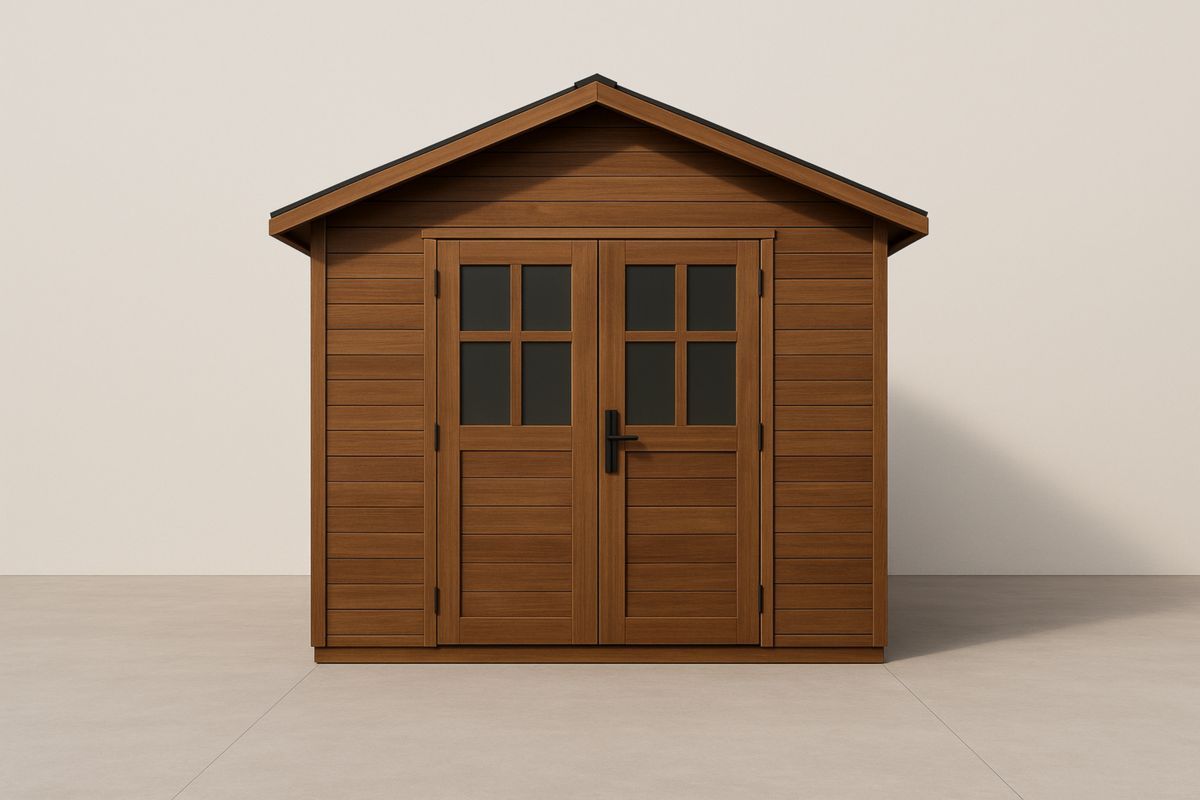 Capanno da Giardino in Legno 204x188x225 cm