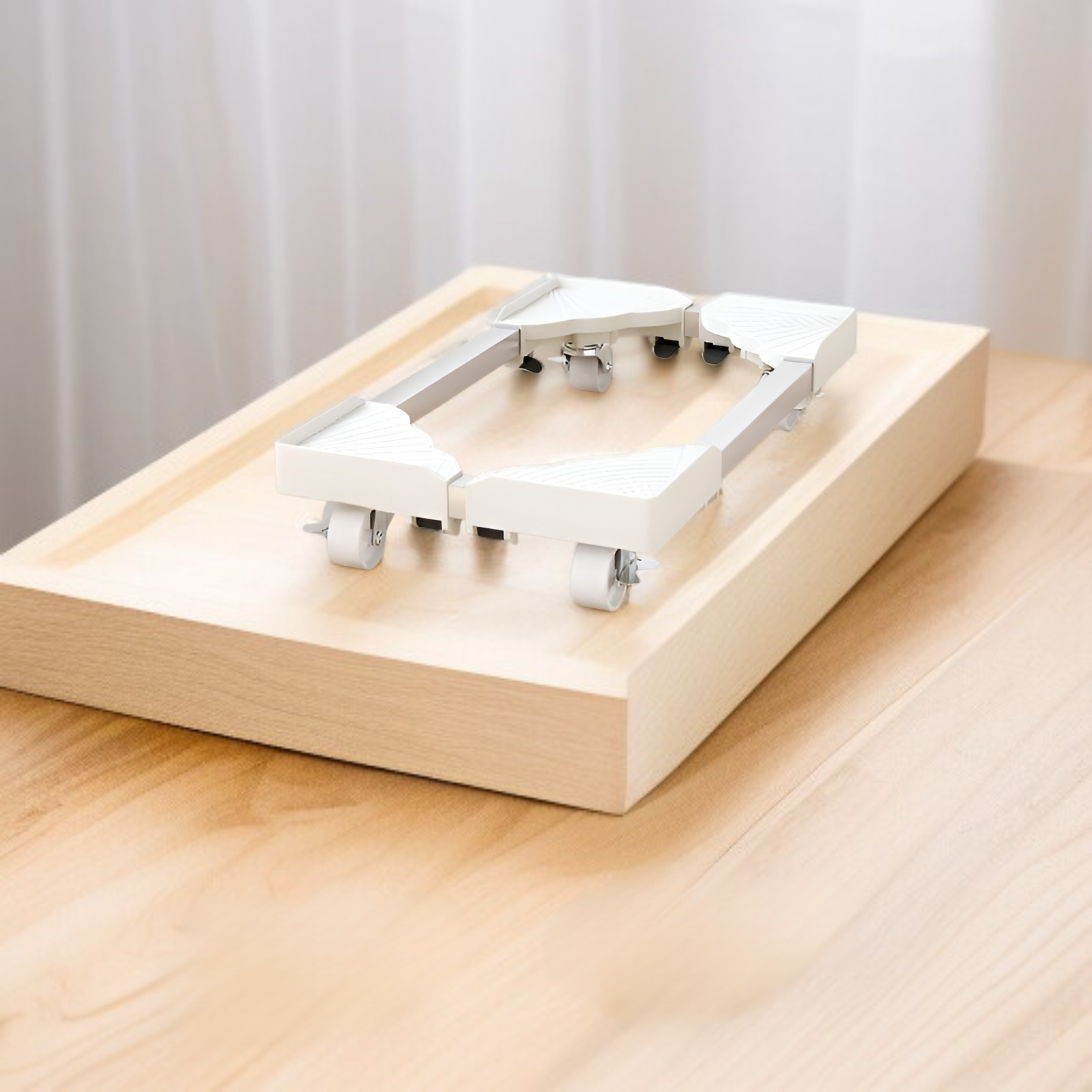 Base con ruedas giratorias para maceta grande