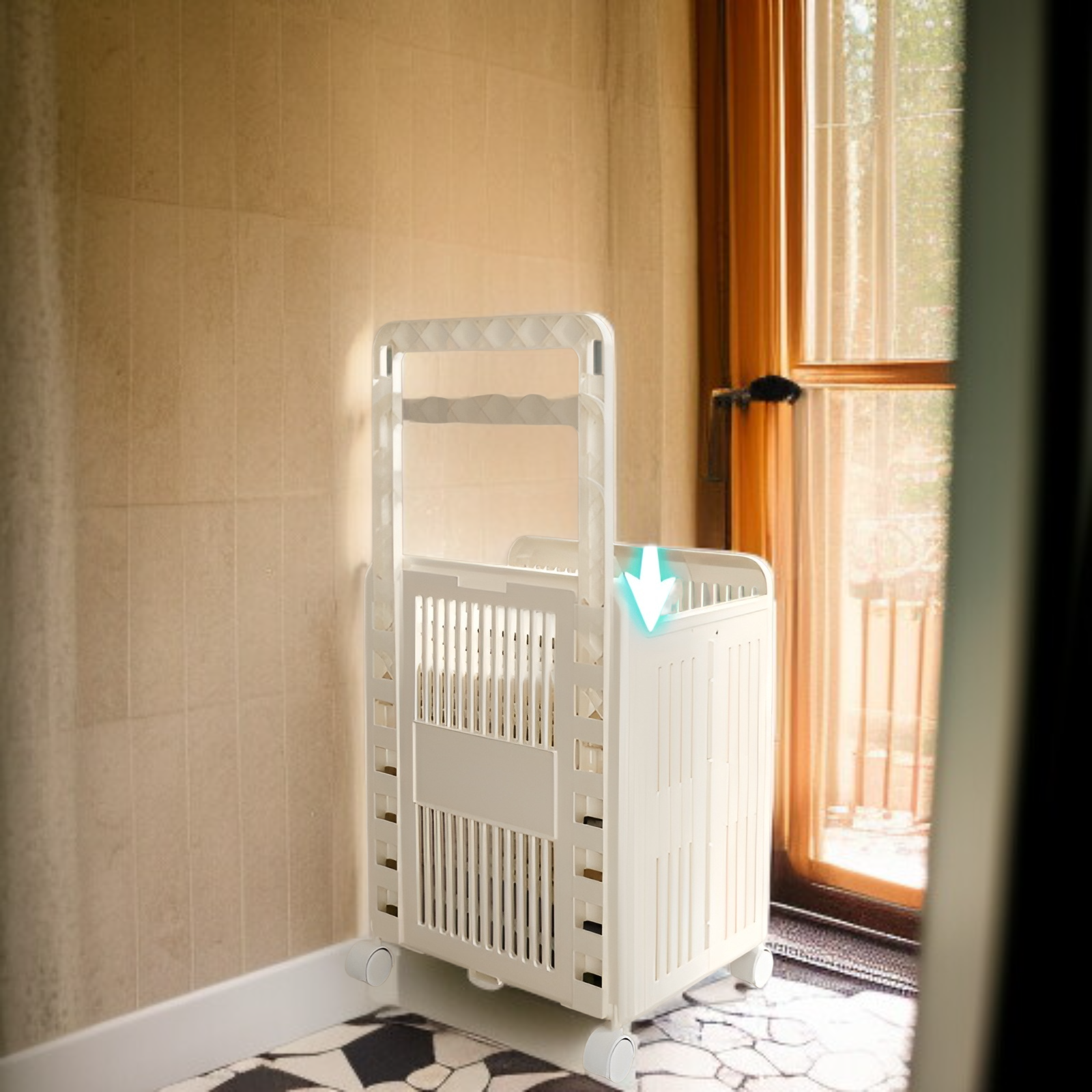 Cesta de ropa sucia ideal para lavandería y hogar