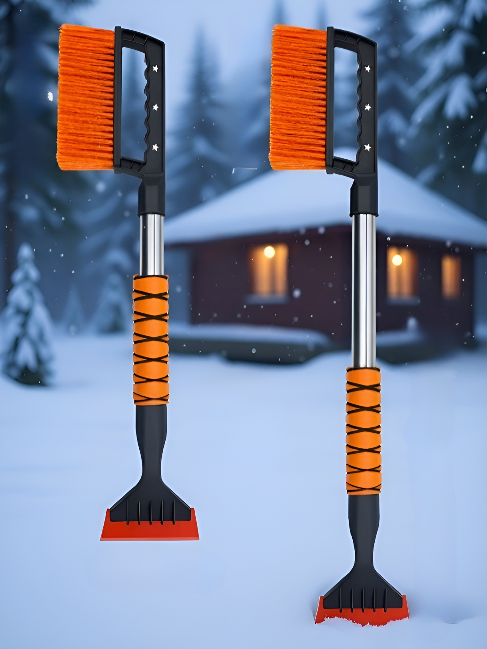 Pala de nieve ajustable para caminos