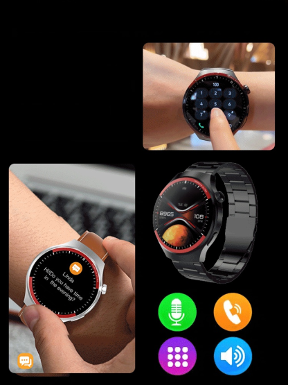 WATCH4PRO Exploración Espacial Reloj Inteligente de Pantalla Redonda