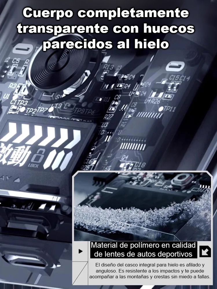 La afeitadora mecánica de moda.Afeitado limpio en 3 segundos, sin dejar manchas negras