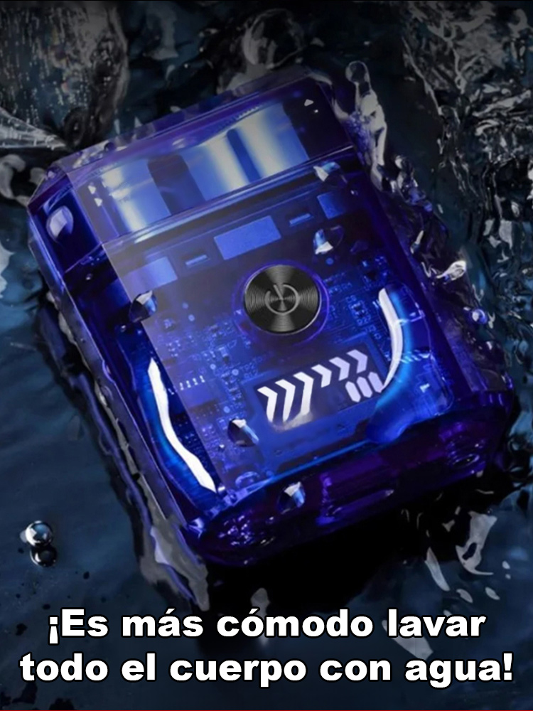 La afeitadora mecánica de moda.Afeitado limpio en 3 segundos, sin dejar manchas negras