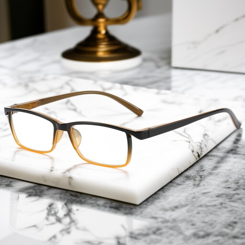 Modische Unisex-Lesebrille mit Blaulichtfilter, geeignet für Mittelalter und Senioren