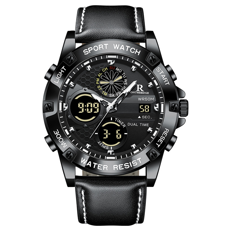 Der radikale Abverkauf aus der Manufaktur! ⌚️✨ – Leuchtende Herren-Quarzuhr mit Dualanzeige – nie wieder Batterien, nie wieder Laden.