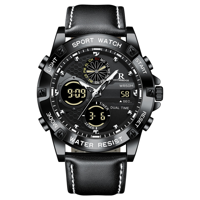 Der radikale Abverkauf aus der Manufaktur! ⌚️✨ – Leuchtende Herren-Quarzuhr mit Dualanzeige – nie wieder Batterien, nie wieder Laden.