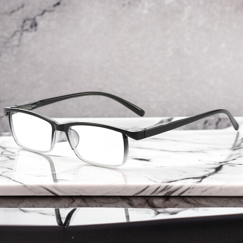 Modische Unisex-Lesebrille mit Blaulichtfilter, geeignet für Mittelalter und Senioren