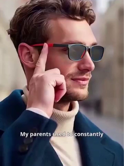 【Die letzte Brille, die Sie jemals brauchen! 👓✨】Multifokus-Farbwechsel-Anti-Blaulicht-HD-Silikon-Sport-Lesebrille