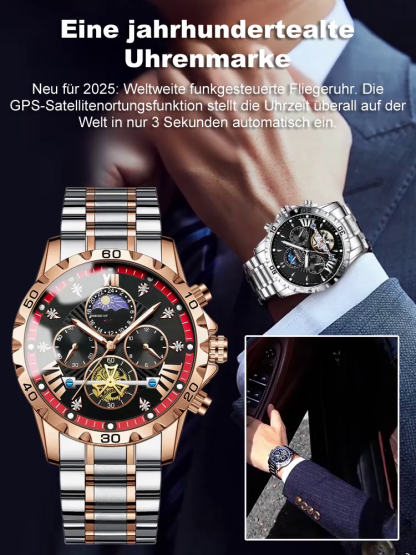 Hochwertige Tourbillon Uhr 💎 Schweizer Präzision trifft Luxus-Design！Erleben Sie die perfekte Kombination aus Eleganz und High-Tech
