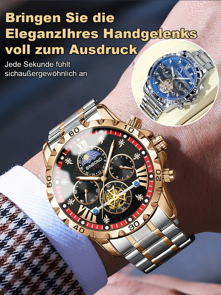 Hochwertige Tourbillon Uhr 💎 Schweizer Präzision trifft Luxus-Design！Erleben Sie die perfekte Kombination aus Eleganz und High-Tech