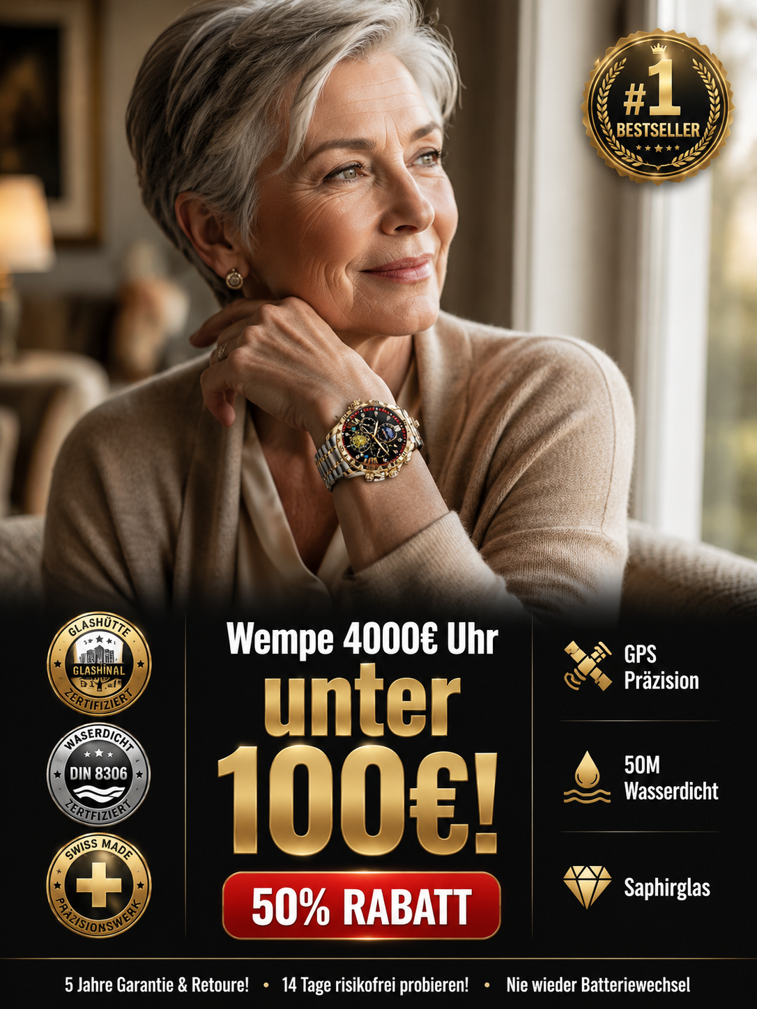 Hochwertige Tourbillon Uhr 💎 Schweizer Präzision trifft Luxus-Design！Erleben Sie die perfekte Kombination aus Eleganz und High-Tech