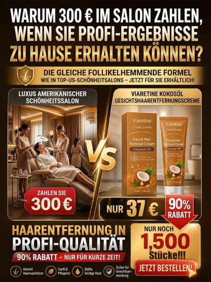 100% natürliche Enthaarungscreme mit Kokosöl✨ Seidenglatte Haut – Ganz ohne Schmerzen!
