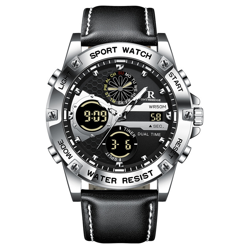 Der radikale Abverkauf aus der Manufaktur! ⌚️✨ – Leuchtende Herren-Quarzuhr mit Dualanzeige – nie wieder Batterien, nie wieder Laden.