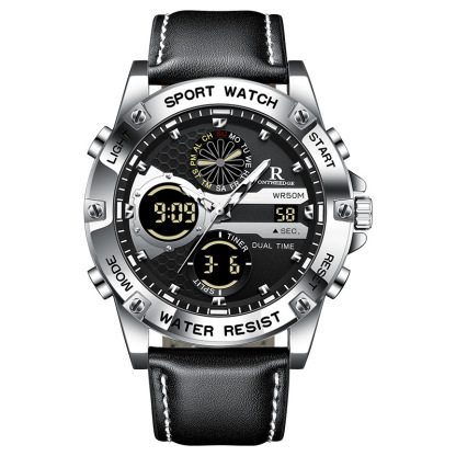 Der radikale Abverkauf aus der Manufaktur! ⌚️✨ – Leuchtende Herren-Quarzuhr mit Dualanzeige – nie wieder Batterien, nie wieder Laden.