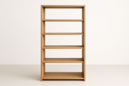 Étagère en bois 5 niveaux 185x80x30 cm