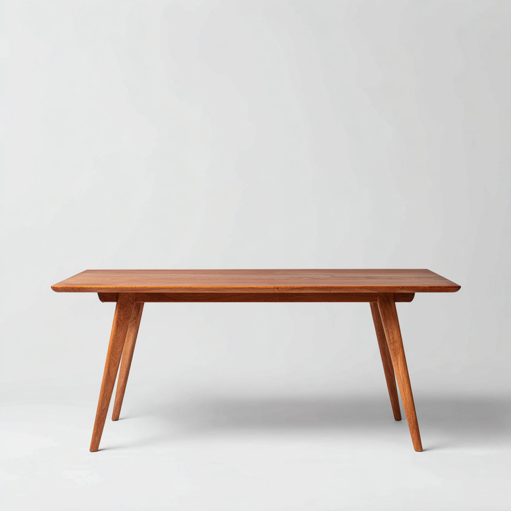 Tavolo da pranzo legno massello 180x85x75 cm - naturale - stile moderno per sala da pranzo-comfyota