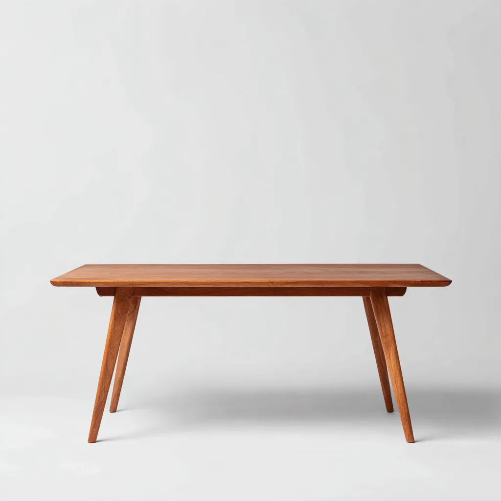 Tavolo da pranzo legno massello 180x85x75 cm - naturale - stile moderno per sala da pranzo-comfyota