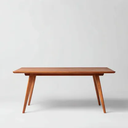 Tavolo da pranzo legno massello 180x85x75 cm - naturale - stile moderno per sala da pranzo-comfyota