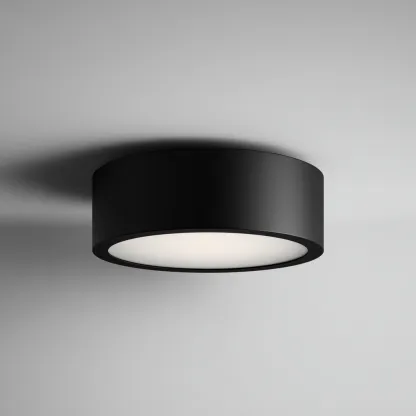 Lampada da soffitto in metallo 35x35x10 cm nero per il soggiorno stile moderno-comfyota