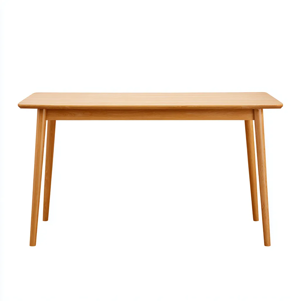 Tavolo da pranzo legno massello 145x78x75 cm - naturale chiaro - stile moderno adatto alla sala da pranzo-comfyota
