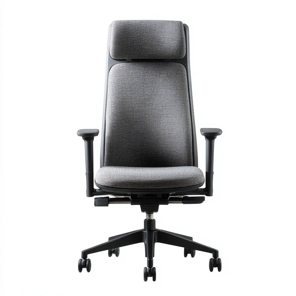 Sedia da ufficio tessuto ergonomico 68x67x124 cm - grigio - stile moderno adatto all'ufficio-comfyota