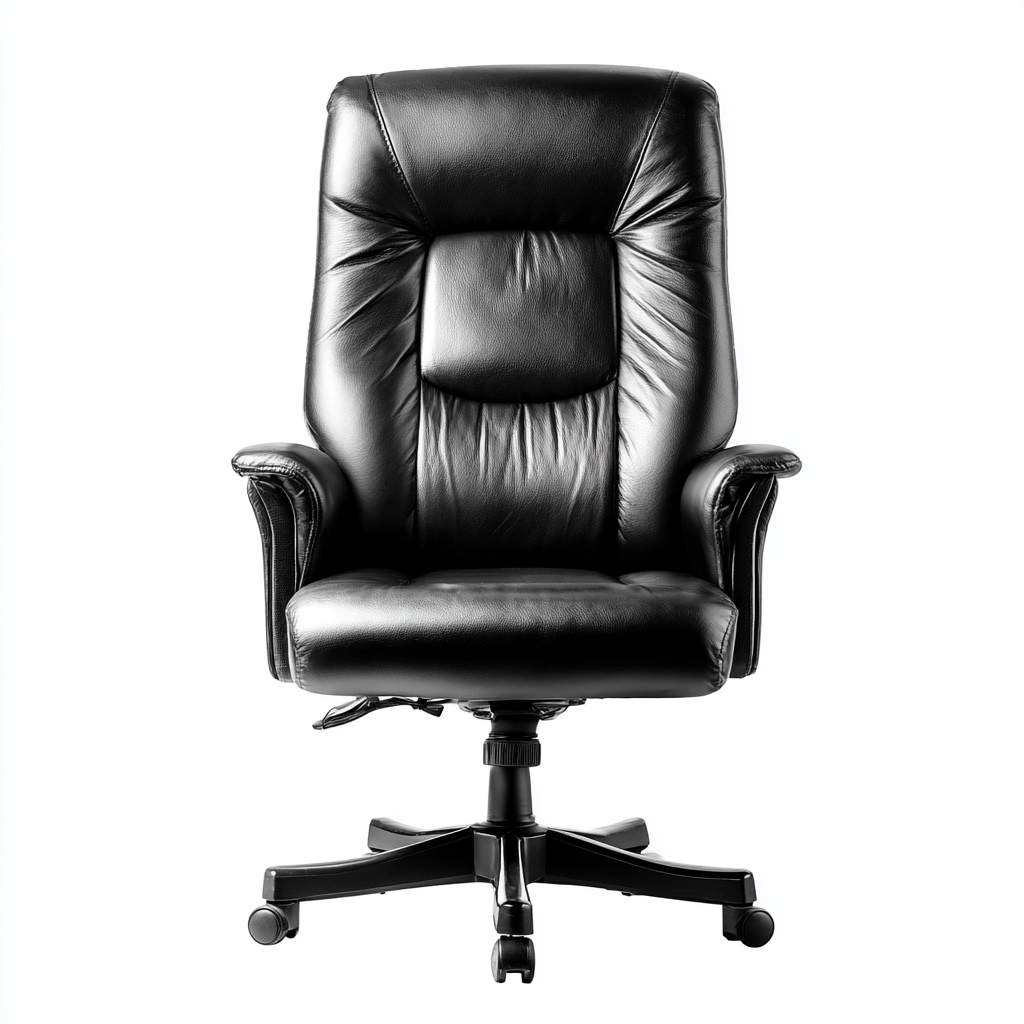 Sedia da ufficio pelle sintetica ergonomica 70x68x118 cm - nero - stile moderno adatto all'ufficio-comfyota