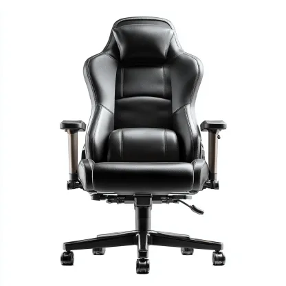 Sedia da ufficio similpelle ergonomica 70x68x132 cm - nero - stile moderno adatto all'ufficio-comfyota