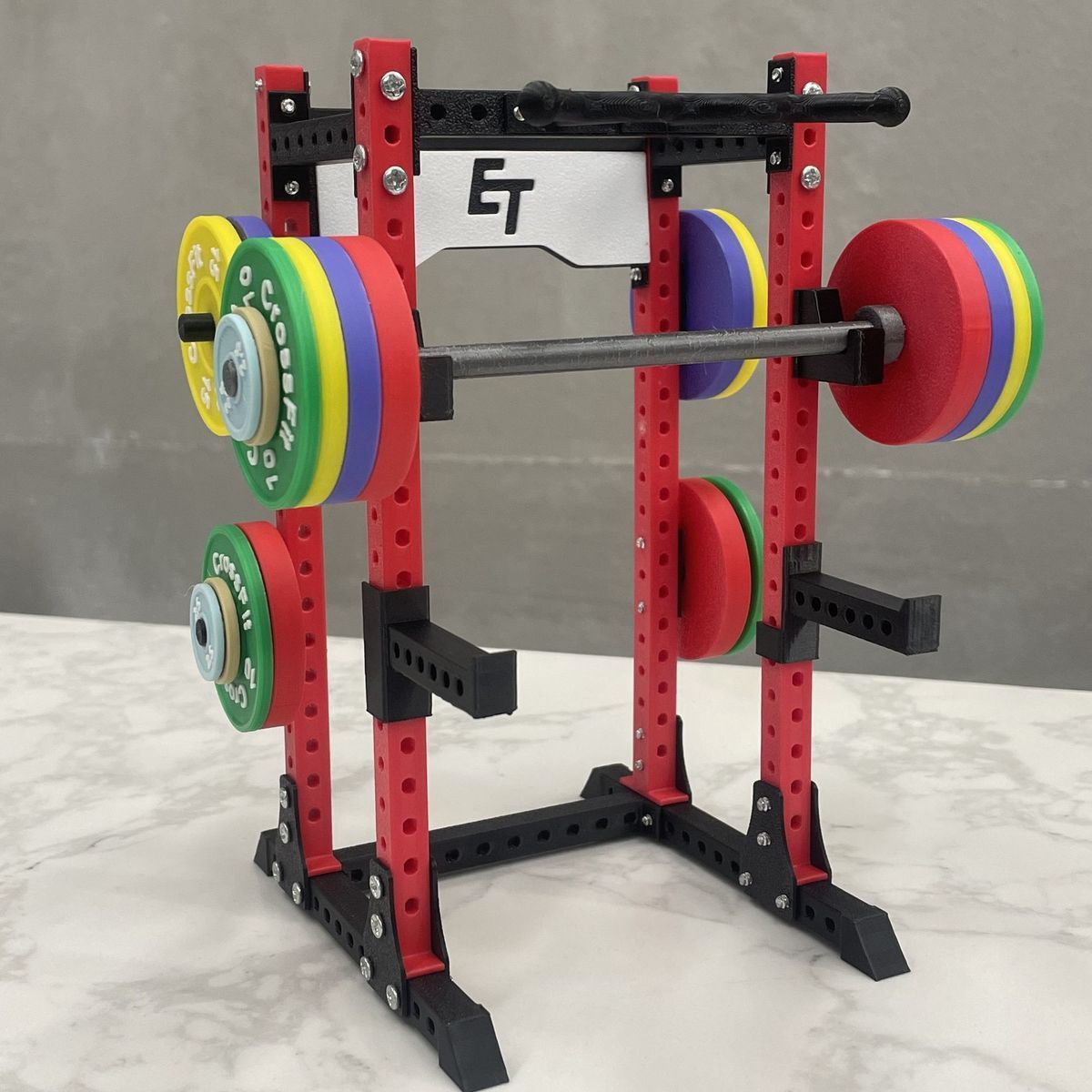 3D Printed Squat Rack Model
