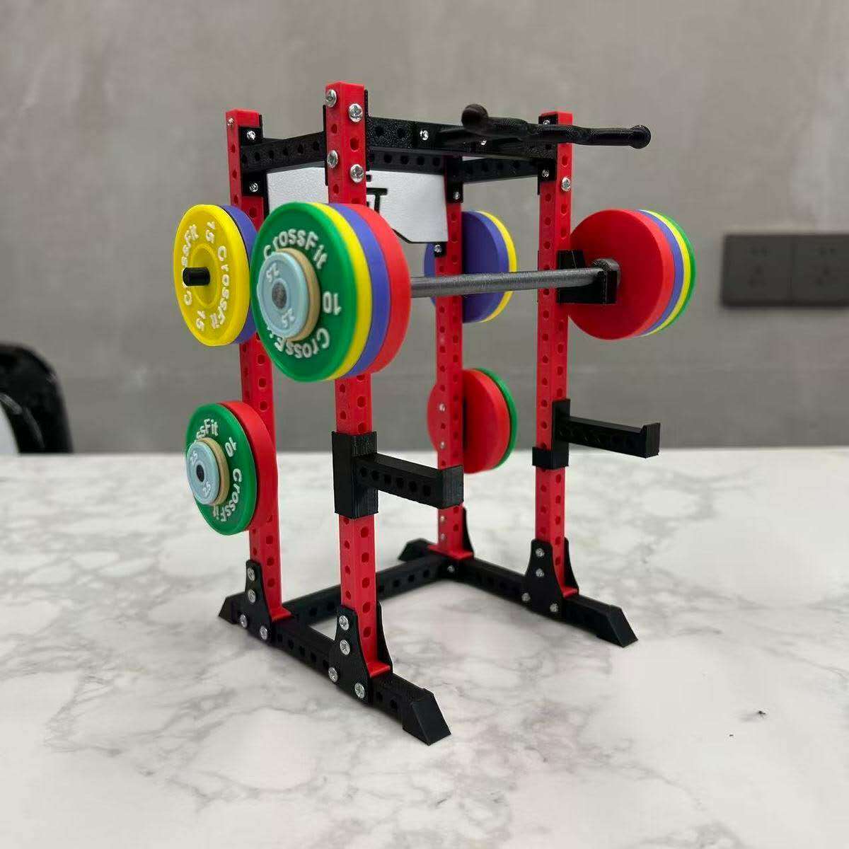 3D Printed Squat Rack Model