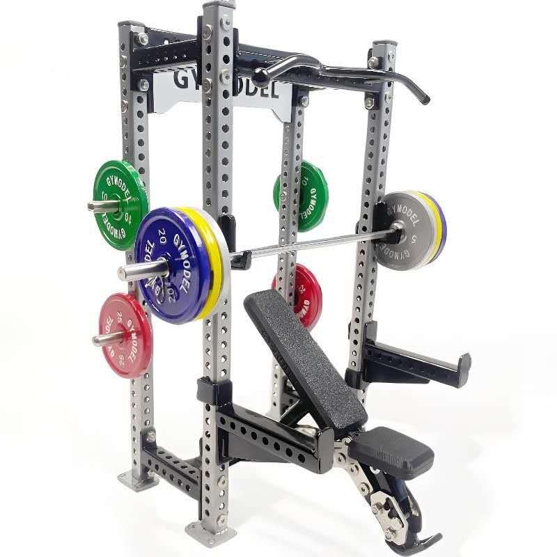 Mini Squat Rack + Bench Model