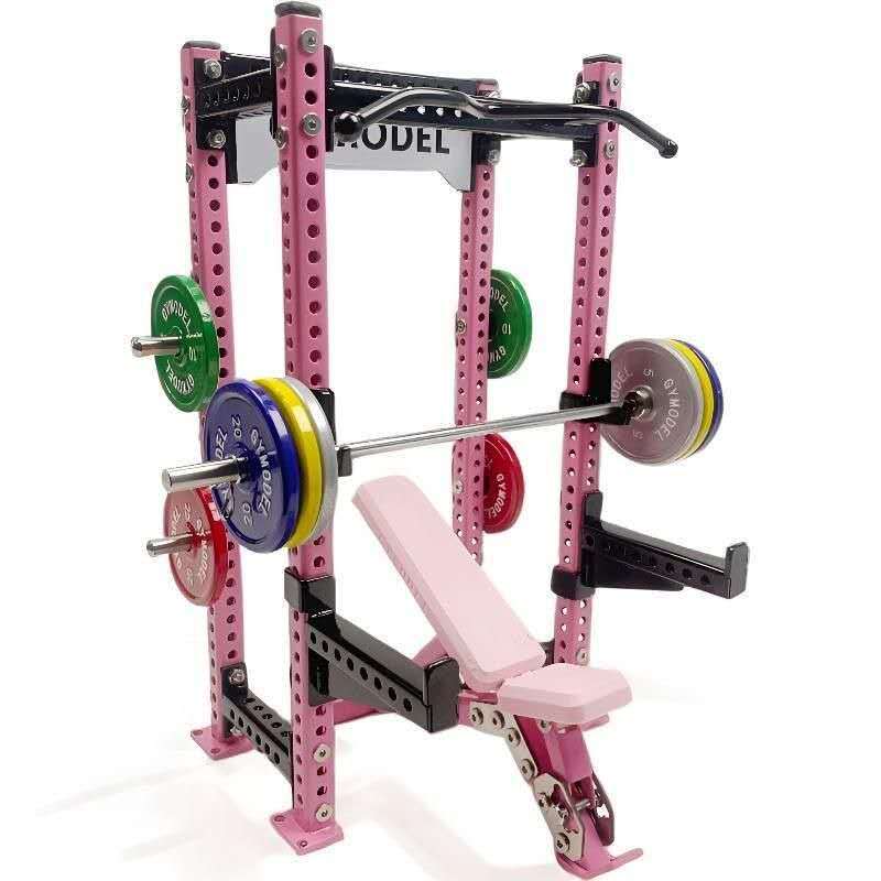 Mini Squat Rack + Bench Model