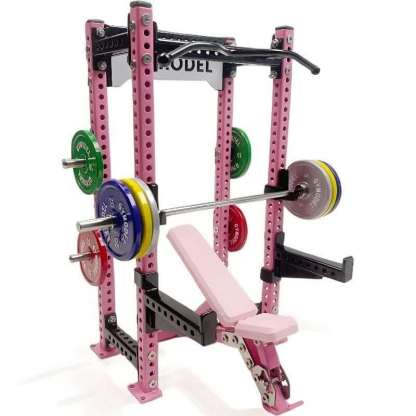 Mini Squat Rack + Bench Model