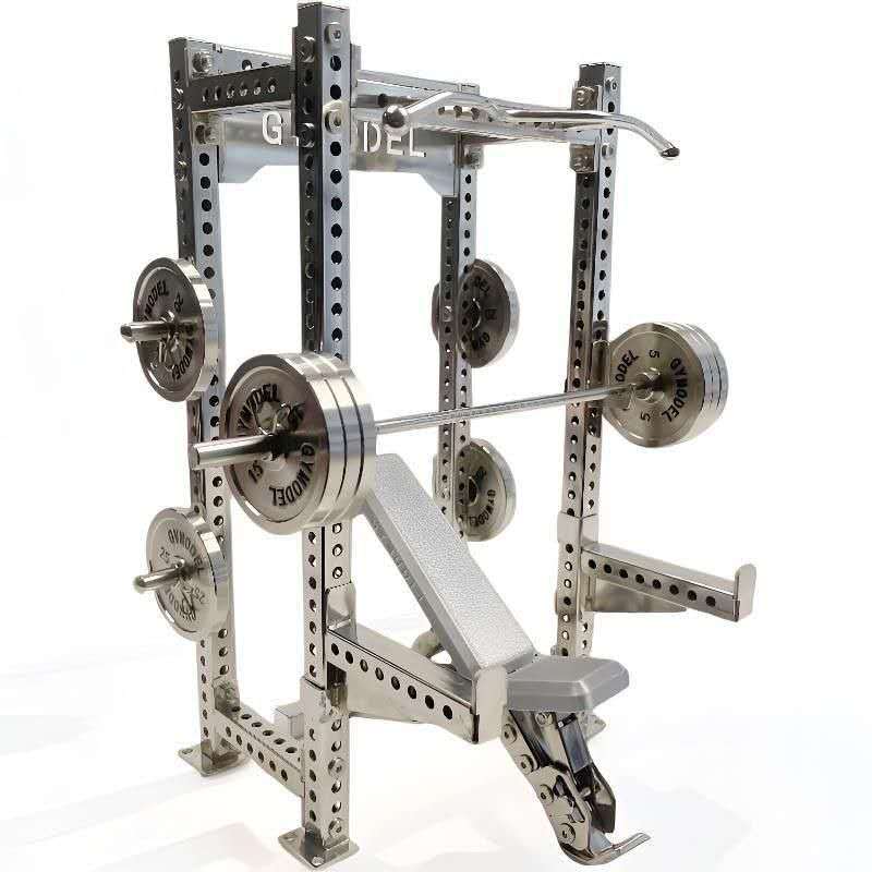 Mini Squat Rack + Bench Model
