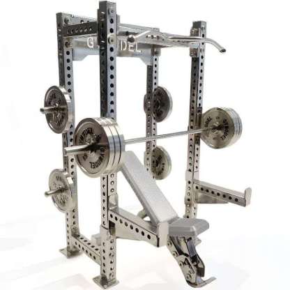 Mini Squat Rack + Bench Model