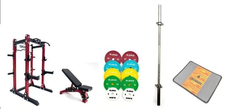 3D Printed Mini Squat Rack + Bench Model