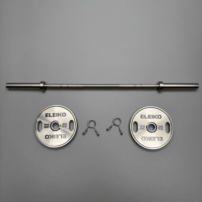 Barbell and weight plates model