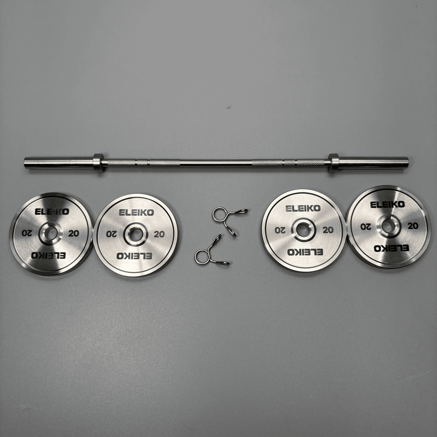 Barbell and weight plates model