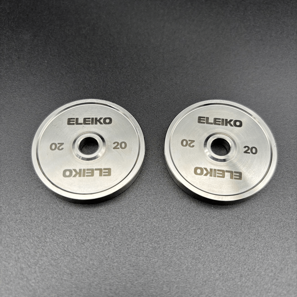 Barbell and weight plates model