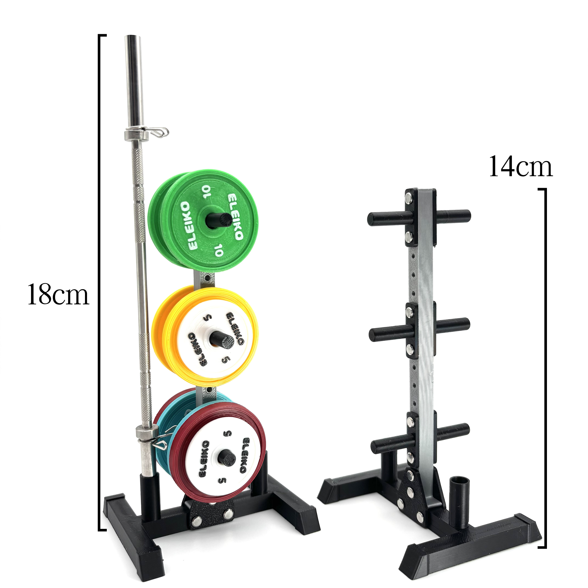 Weight Plate Rack+Barbell