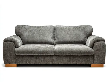 Sofá 2 plazas tapizado 165x100x92cm - gris oscuro - apto para salón - diseño cómodo