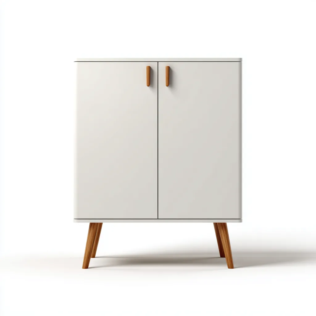 Scarpiera legno 70x37x98 cm - bianco-legno - stile minimalista-Shelteroli