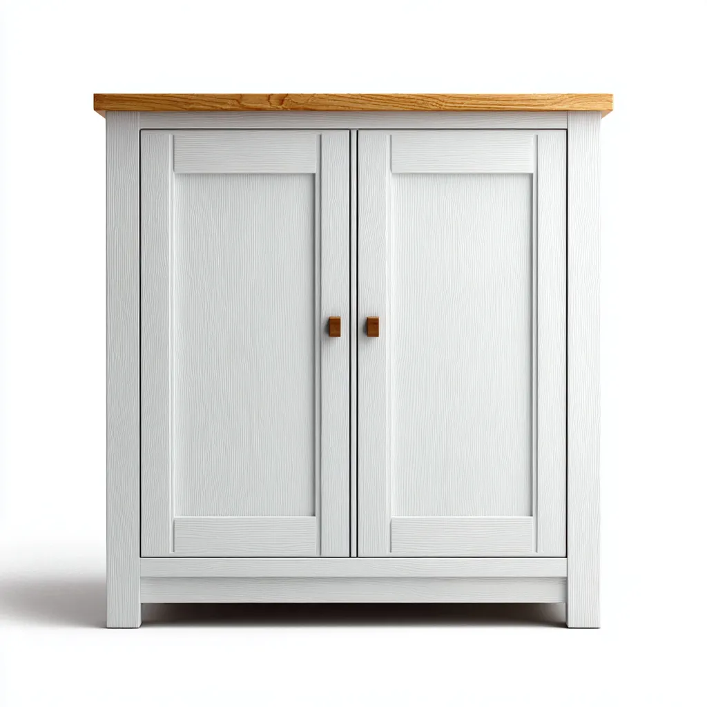Scarpiera legno 80x38x92 cm - bianco-legno - stile classico-Shelteroli