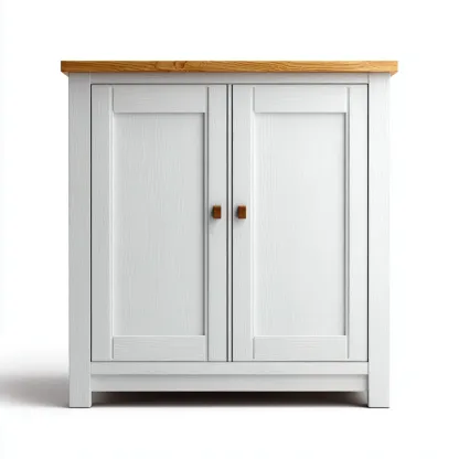 Scarpiera legno 80x38x92 cm - bianco-legno - stile classico-Shelteroli