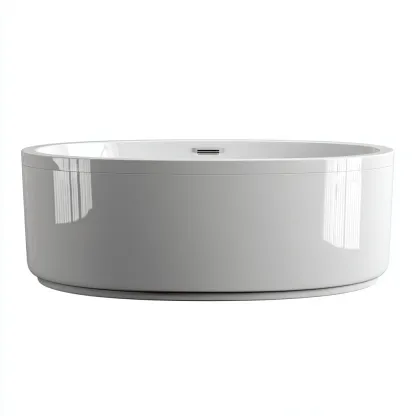 Vasca da bagno in acrilico 165x80x58 cm - bianco - design moderno per bagno-Shelteroli