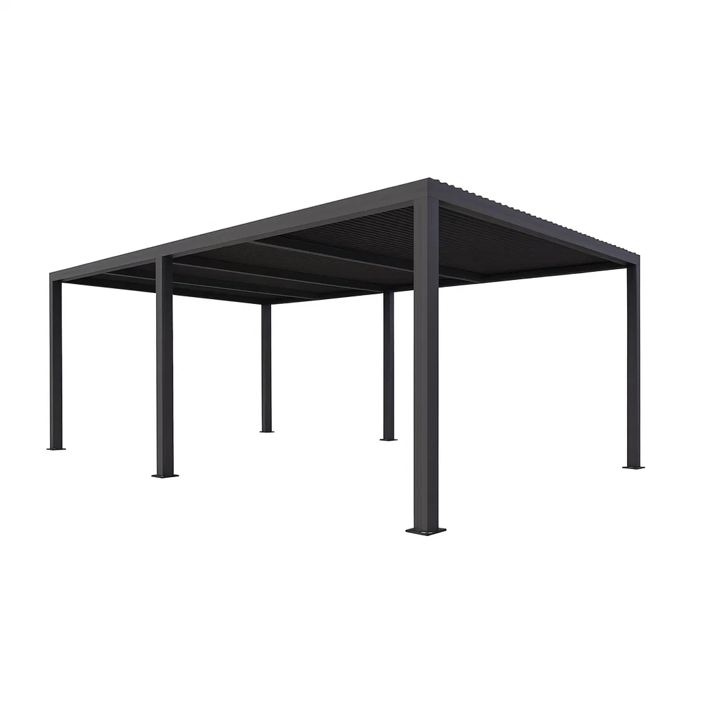 Carport in Alluminio Antracite-FURNPALO