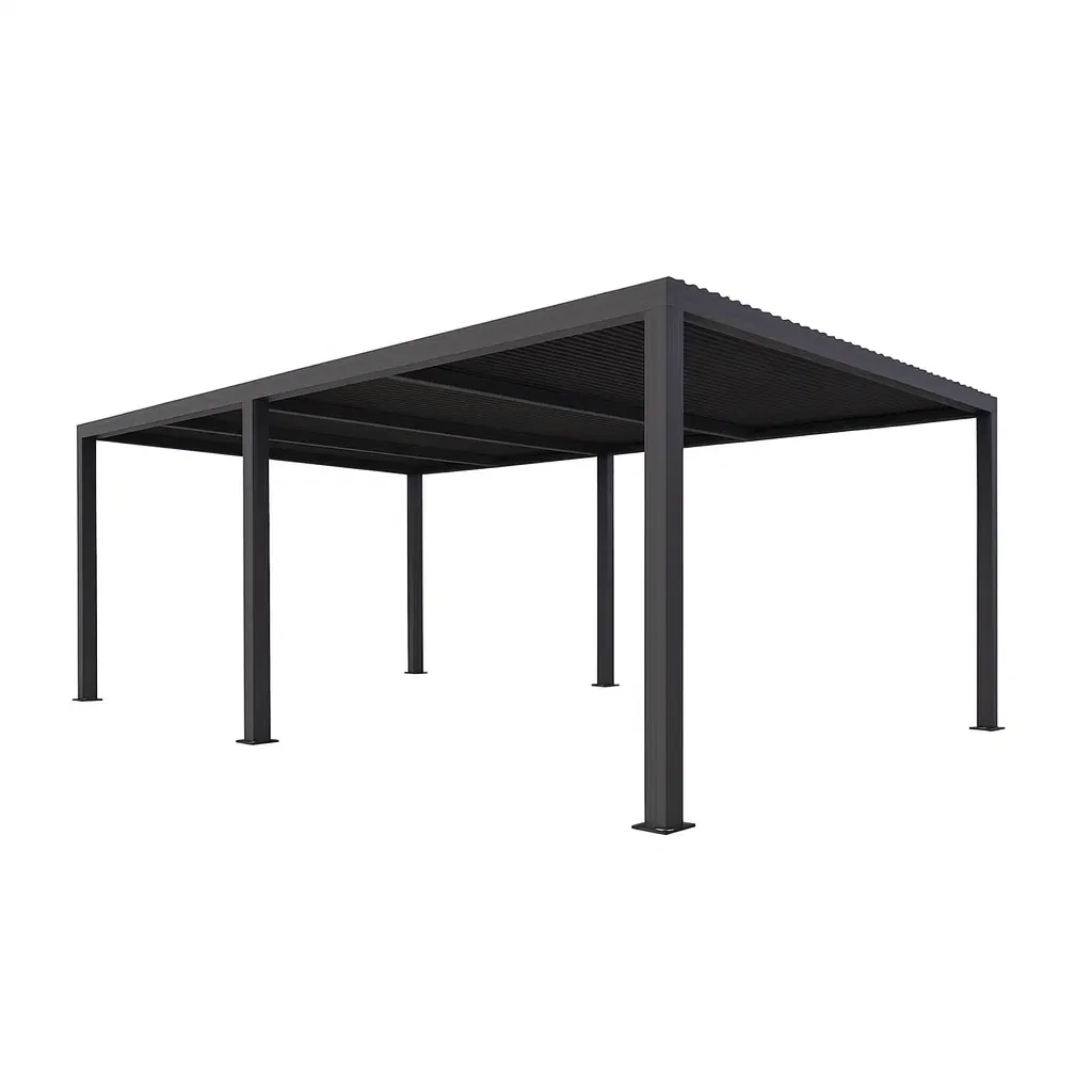 Carport in Alluminio Antracite-FURNPALO